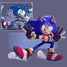 Instagram Cool Sonic Art, Classic Sonic Fan Art, Sonic 3 Shadow, Sonic And Amy Matching Pfp, How To Draw Sonic Characters, Super Shadow The Hedgehog, Werewolf Sonic, Sonic The Hedgehog Drawing, Mario Oc