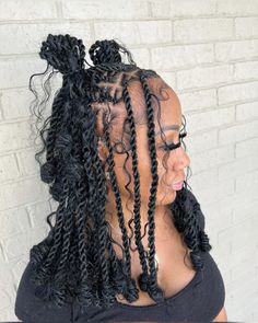 Hairstyles Invisible Locs, Bohemian Invisible Locs, Curly End Braids, Invisible Locs Hairstyles, Invisible Locs, Short Locs Hairstyles, Box Braids Hairstyles For Black Women, Cute Braided Hairstyles, Braids Hairstyles Pictures