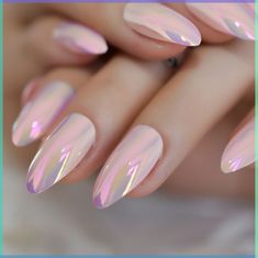 This kiss nail art hack is literally 👩‍🍳 #nailinspo #valentine\n⚠️ don’t do this with gel ⚠️ uncured gel shouldn’t touch your skin or else it can ca Pink Holographic Nails, Fake Nails White, Pink Chrome Nails, Pink Holographic, Maroon Nails, Fantasy Nails, Mirror Nails, Manicure Tips, Thanksgiving Nails