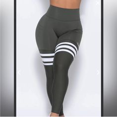 New! Only Tried On. Breathable High Waist Sportswear Tights, High Stretch Squat Proof Sporty Tights, Stretch High-cut Leg Sports Tights, Sporty Compression Tights, Sporty Compressive High-cut Leg Bottoms, Sporty High-cut Leg Yoga Tights, Sporty High-cut Yoga Tights, Sporty High Stretch Tights For Sports, Breathable High Stretch Bottoms For Sports Events