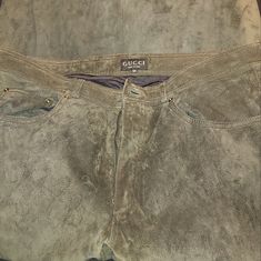 Gucci Authentic Suede Pants Good Condition Gucci Pants, Suede Pants, Men Suede, Pants Color, Mens Pants, Man Shop, Gucci, Grey, Pants