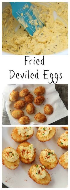 fried deviled eggs are an easy appetizer to make with your family and friends