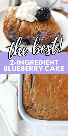 the best blueberry cake recipe ever