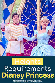 Heights Requirements : Disney Princess Posing For Pictures, Disney Park, What It Takes