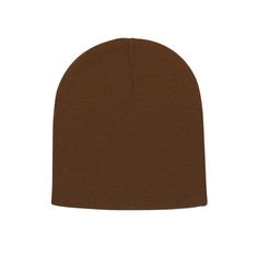 100% Acrylic | One Size Fits All | Comes In 9 Great Colors | Apparel | Headwear | Custom Knit Beanie Cap in Brown | Acrylic Luxury Brown Beanie Hat, Brown Knit Beanie Cap, Brown Beanie, Brown Acrylic, Hunting Pants, Black Beanie, Beanie Cap, Girly Accessories, Design Posters