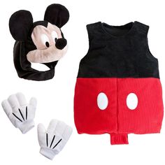 Disney Store Mickey Mouse Plush Costume for Baby/Toddler Check out my other listings - Many Disney and Kids/Baby Clothes Mickey Mouse Plush Costume for Baby Authentic Disney Costume Costume includes head piece, body suit and Mickey mittens* Head piece has Mickey's features and his smile is your little one's face Self-stick fabric closure on the neck Makes squeaking sound when you squeeze the nose Bodysuit has self-stick fabric closure at the shoulders and corduroy shorts with white appliqué butt Mickey Mouse Halloween Costume, Toddler Dress Up, Halloween Costume Bodysuit, Mickey Mouse Plush, Mickey Mouse Costume, Mickey Mouse Characters, Mouse Costume, Baby Mickey Mouse, Mouse Plush