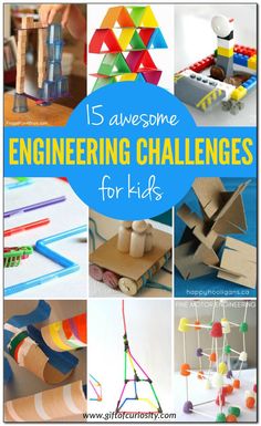 the top 5 awesome engineering challenges for kids to do with construction toys and building blocks