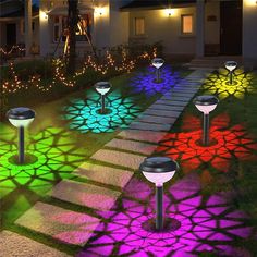 Quantity:1PC; Light Color:Change; LED Type:SMD 2835; LED Beads Quantity:1; Voltage (V):3.2; Lifetime:>45000; Wattage:3; Type:LED Solar Lights,Pathway Lights  Lanterns; Light Direction:Ambient Light; Fixture Material:Plastic; Shade Material:Plastic; Primary Application:Outdoor Lighting,Garden,Courtyard,Swimming pool; Certification:CE Certified; CRI:>75; IP Rating:IP65; Features:Decorative,Solar Powered,Color Gradient,Light Control,Multiple use; Listing Date:07/23/2024 Lanterns Light, Gradient Light, Lighting Garden, Villa Garden, Pathway Lights, Garden Courtyard, Landscape Garden, Pathway Lighting, Color Gradient