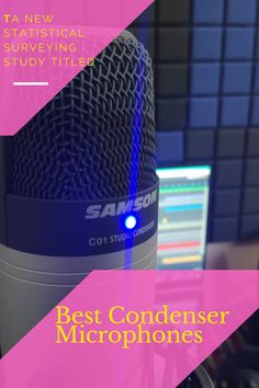 a microphone with the words best conder microphones