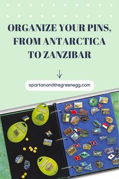 Each Collection book helps you to organize your pins, from Antarctica to Zanzibar, so that when you are not wearing them proudly, you can safely store them away. Grab yours in our shop! #spartanandthegreenegg #SGEbookseries #SGEexplorerstickers #SGEexplorersclub #travel #fullcyclepublications #books #nabilakhashoggi #FCPbooks #adventure #explore #pins #pincollecting #pincollection #pinstorage #pinorganizer #travelpin #travelgift #travelaccessories #pinbinder #pinbook Pin Collection