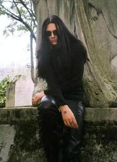 Goth Guy, Goth Boys, Long Haired Guys, Goth Men, Skull Rock, Guys With Long Hair, Gothic Men, Men With Long Hair, Goth Guys