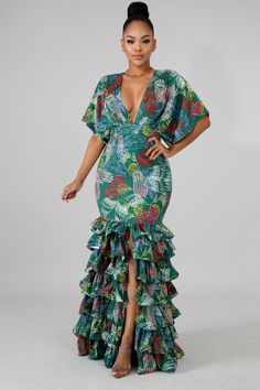 Dress With Layers Outfits, Ankara Long Gown Styles, Long African Dresses, Ankara Gowns, Ankara Gown, Ankara Gown Styles