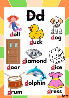 the letter d is for dog and other things