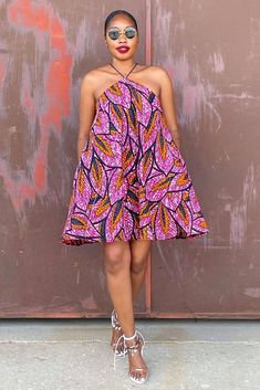 Khanga Dress Designs, Sleeveless Ankara Dress, Female Ankara Styles, Ankara Kimono, African Print Clothing, African Inspired Clothing, Ankara Dresses, African Fashion Ankara