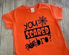 Kids Halloween Shirts, Toddler Halloween Shirt, Toddler Halloween Outfits, Halloween Outfits For Kids, Cool Shirts For Girls, Toddler Halloween Shirts