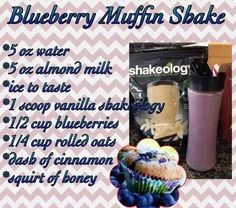 blueberry muffin shake recipe with instructions