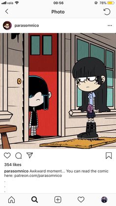 Goth Characters, Lincoln X Maggie Loud House, Lincoln X Chandler Loud House, The Loud Family House Leni, Loud House Movie