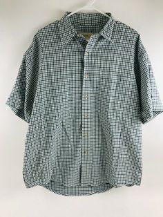 Eddie Bauer Men's Casual Button Down Short Sleeve Shirt, Check, Multicolor, Sz L Good used condition Size: Large Questions are welcomed Color may vary slightly due to lighting Please Review all photos before purchasing Thanks for stopping by FREE Return! Men Button Up, Button Down Outfit Men, Mens Button Up Shirts Outfits, Button Down Shirt Outfit For Men, Button Up Shirt Men Outfits, Vintage Shirts Men, Bf Clothes, Old Man Clothes, 90s Outfit Men