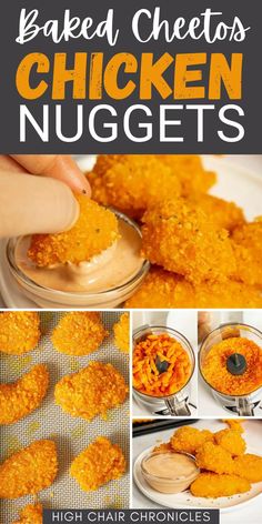 Homemade Cheetos chicken nuggets. Homemade Cheetos, Chicken Recipe For Picky Eaters, Baked Cheetos, Recipe For Picky Eaters, Cheetos Chicken, Cheetos Recipe, Nugget Ideas, Lite Recipes