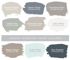 the different shades of paint that are used to decorate walls and floors in this house