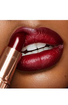 Charlotte Tilbury KI.S.S.I.N.G. Lipstick | Nordstrom Terracotta Lipstick, Bride Lipstick, Glamour Magick, Bridal Makeup Red Lips, Color Wardrobe, Eyeshadow Styles, Hoco 2024, Eyeliner Techniques, Applying Lipstick