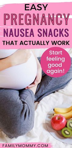 Best Pregnancy Snacks for Nausea Foods For Nausea Pregnancy, Meals For Pregnancy Nausea, Good Pregnancy Snacks, Nausea Remedies Pregnancy, Best Pregnancy Snacks, Food For Nausea, Pregnancy Nausea Remedies, Pregnancy Nausea Relief, Pregnant Food