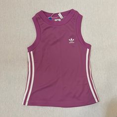 Adidas Tank Size Xs. Never Been Worn. Nwt 2000s Stuff, Country Jeans, Adidas Tank Top, Adidas Purple, Adidas Tennis, Cute Gym Outfits, Daily Fashion Inspiration, Gym Outfits, Adidas Tops