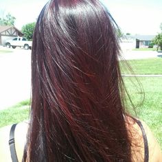 Box Dyed Red Hair, Burgundy Hair Black Hair, Brown Hair That Looks Red In The Sun, Red Hair No Bleach Dark Brown, Red No Bleach Hair, Black Hair That Looks Red In The Sun, Dark Brown Hair With Slight Red Tint, Red Hair Dye On Brown Hair Without Bleach, Colors To Dye Brown Hair Without Bleach