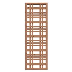 Unlike any other lattice design on the market, this pressure-treated cedar-tone framed lattice screen makes a statement that's built to last when added to any decor- indoors or out. As beautiful as it is versatile, Dimensions brand 2-ft x 6-ft Catalina screen is sure to inspire a flurry of fresh home projects. Build a contemporary, airy privacy screen or create a unique piece of wall art. Add modern flair to your outdoor living space or garden, design it into fencing or add polish to your deck o Lattice Panels, Building A Trellis, Lattice Screen, Decorative Screen Panels, Attic Doors, Square Lattice, Shuttle Bus, Southern Yellow Pine, Diy Trellis