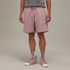 adidas Shop the Y-3 French Terry Shorts - Purple at adidas.com/us! See all the styles and colors of Y-3 French Terry Shorts - Purple at the official adidas online shop. Shorts Tights, French Terry Shorts, Terry Shorts, Mens Lifestyle, Adidas Shop, Yohji Yamamoto, Adidas Online, French Terry, Online Shop