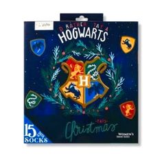 the hogwarts crest is shown in this image