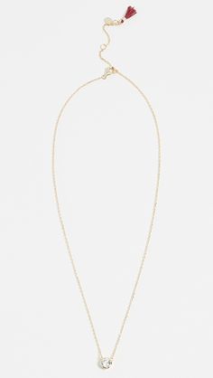 Shashi Solitaire Necklace | SHOPBOP Refined Gold Solitaire Necklace For Gift, Refined Gold Solitaire Necklace As Gift, Gold Solitaire Necklace With Delicate Chain For Anniversary, Classic Birthstone Necklace With Delicate Chain For Formal Events, Elegant Formal Initial Necklace With Adjustable Chain, Classic Solitaire Necklace With Delicate Chain And Cubic Zirconia, Elegant Initial Necklace With Delicate Chain For Wedding, Delicate Cubic Zirconia Necklace With Bezel Setting, Elegant Formal Initial Necklace With Delicate Chain