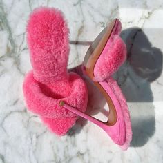 Elevate your style with Golden Atelier's Pointed Peep Toe Fur Dress Slides. These luxurious women's sandals offer a glamorous touch of fur and a chic pointed toe for a sophisticated look. Pink Fur Heels, High Heels Dance, Fur Mules, Pink Watermelon, Fur Dress, Fur Heels, Sweater Bags, Halloween Contacts, Pink Fur