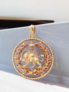 Made in Turkey ,Imperial Lion & Sun Coat of Arm Persia Persian Farvahar Pahlavi Shah 22k gold plated 925 Sterling Silver Pendant Necklace,Mythology Mens Gift Pendant size 30mmx40mm (with Bail) Middle East Necklace,Persian Pendant,Lion Flag Pendant,Lion Sword Pendant,Pahlavi Qajar Piece,Imperial Lion Piece,Necklace Shirkorshid,Qajar Mythology,Lion Mythological,Gifts for Boyfriend,Gifts for Dad,Gifts for Girlfriend,Gifts for Husband,Gifts for Mum,Gifts for Sister,Gifts for Wife,Anniversary Gifts,B Lion Pendant, Coat Of Arm, Gifts For Sister, Sterling Silver Necklace Pendants, Silver Pendant Necklace, 22k Gold, Sister Gifts, Gifts For Mum, Gifts For Husband