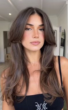 Light Brown Hair Styles, Brown Hair Styles, Rich Brunette Hair, Cool Brown Hair, No Make Up Make Up Look, Haircut Idea, Rambut Brunette, Hairstyle Curly, Hair Man