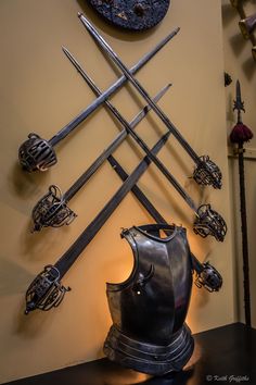 Medieval House Decor, House Armory, Armory Room, Inveraray Castle, Medieval Decor, Castle Scotland, How To Hang, Cool Swords, Arm Armor