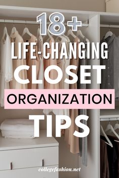 Mini Closet Ideas, Small Wardrobe Organisation, Colorful Home Decor Ideas, Decorating A Small Bedroom, Maximize Small Closet, Design Small Bedroom, Organized Wardrobe, Small Bedroom Inspirations, Closet Organization Tips