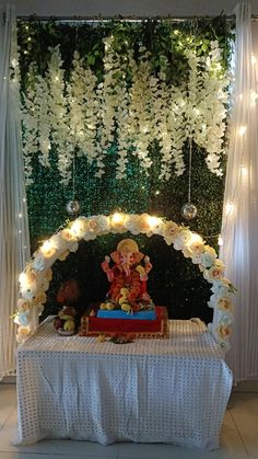 Ganpati Bappa Decoration, Bappa Decoration, Ganpati Picture, Welcome Home Decorations