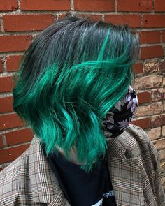 Dark Green Hair Dye, Green Hair Men, Blue Green Hair, Color Safe Shampoo, Vibrant Hair