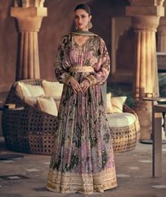 Online Collection Of Salwar Kameez: Catalog ctg-22079 Diksha Singh, Party Wear Gowns, Choli Dress, Gown With Dupatta, Gown Party Wear, Two Piece Gown, Bollywood Lehenga, Lehenga Wedding, Saree Gown