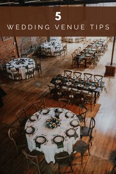 tables and chairs are set up for an event