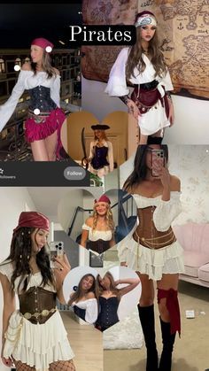 Pirate Costumes, Cute Group Halloween Costumes, Matching Halloween Costumes