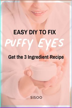 Get this easy DIY eye cream recipe to fix your puffy eye problem. It's three ingredients, wholesome ingredients, and instantly de-puffs eyes. Diy Eye Cream Recipe, Tea For Hair, Eye Cream Recipe, Puffy Eyes Remedy, Green Tea For Hair, Puffy Eye, Benefits Of Green Tea, Caudalie Beauty Elixir, Diy Eye Cream