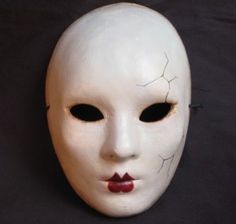 china doll masks | ... cracked doll masks like this Broken Doll Full Face Mask 2 for $125 Porcelain Mask Character Art, Doll Masks, Artistic Black Cosplay Mask, Cracked Doll, Doll Mask Creepy, Porcelain Clown Mask, Doll Mask, Chinese Opera Mask