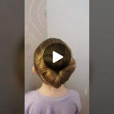 TikTok · the_follin_tribe_ Heart Bun Hairstyle, Heart Bun, Bun Hairstyle, Cute Heart, Bun Hairstyles, Hair Hacks, Twitter Image, Valentine's Day, Super Cute