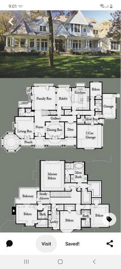 the floor plan for this house is very large and has two levels to each level