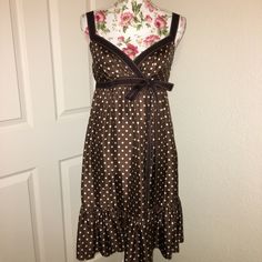 Nwot Never Worn Or Tried On Size S 100% Silky I’m Open To All Reasonable Offers Spaghetti Straps Dress, Straps Dress, Hair Clothes, Polka Dress, Feminine Outfit, Bcbgmaxazria Dresses, Dream Clothes, Spaghetti Strap Dresses