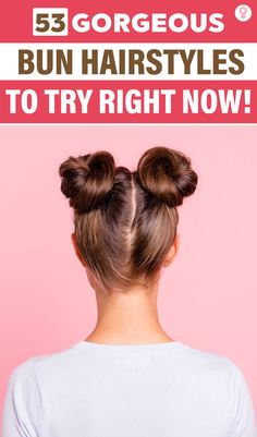 The hair bun is the most versatile hairstyle ever to transcend time! You can pair a bun with any occasion, event, outfit, mood, season, or personality. And bun hairstyles for long hair are a gift from the heavens above. #hairstyles #hairstylesforwomen #haircuts #chichairstyles #womenhairstyles Waitress Hair, Double Bun Hairstyles, Formal Bun, Diy Hair Hacks, Two Buns Hairstyle, Toddler Dance, Ootd Instagram, A Messy Bun, Viking Hair