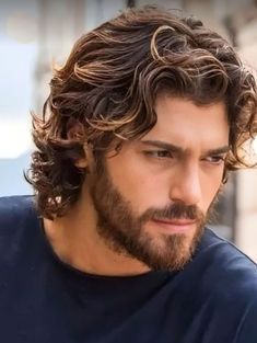 21 Ideas Explore Medium Men's Haircut Layers: Trendy Styles and Ideas for Every Hair Type Men’s Long Hair With Highlights, Mens Long Flow Haircut, Men Haircut Long Curly, Mens Extended Length Haircut, Medium Long Hair Men Wavy, Men Medium Hairstyles Wavy Thick Hair, Long Wavy Hairstyles For Men, Men’s Shoulder Length Hairstyles, Long Hairstyles For Men Medium Wavy