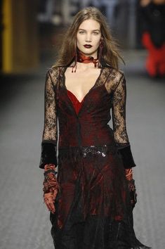 Vampire Haute Couture, Vampire Fashion Editorial, Mariella Burani, Vampire Style, Vampire Fashion, Witch Style, I See Red